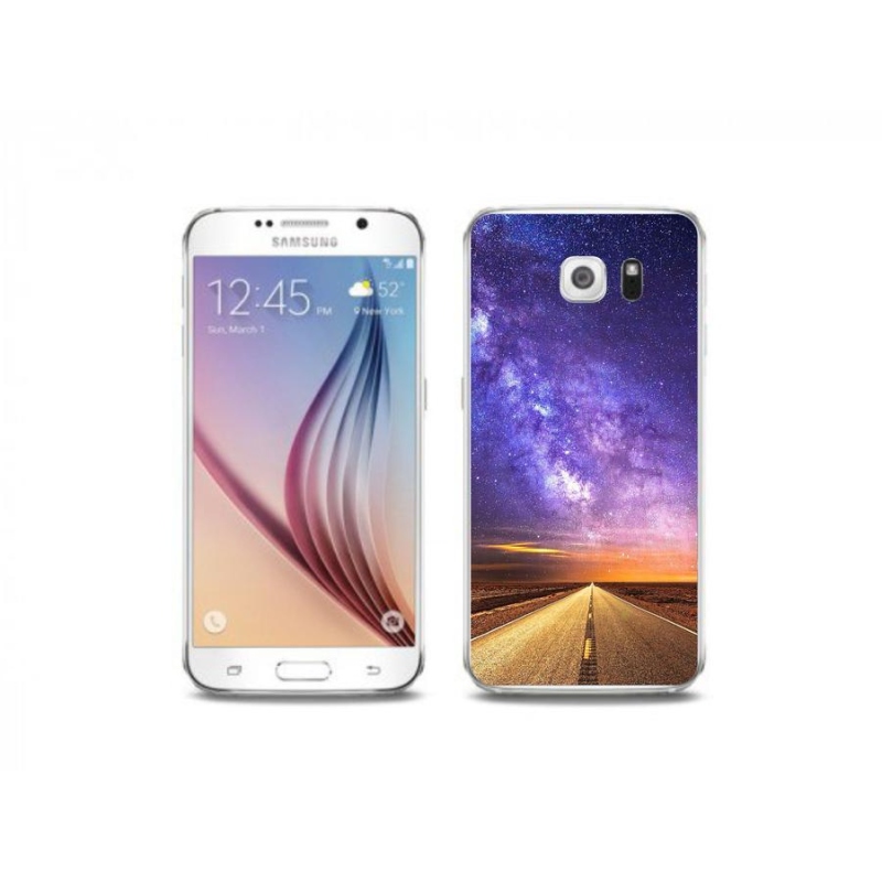 Gelové pouzdro mmCase na mobil Samsung Galaxy S6 Edge - americká silnice