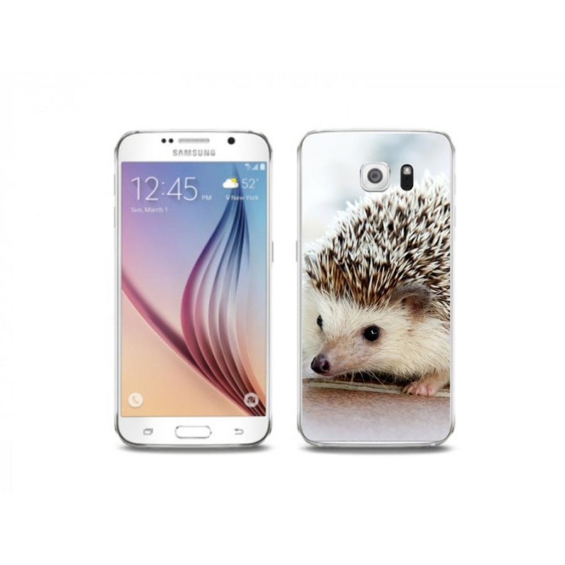 Gelové pouzdro mmCase na mobil Samsung Galaxy S6 - ježek