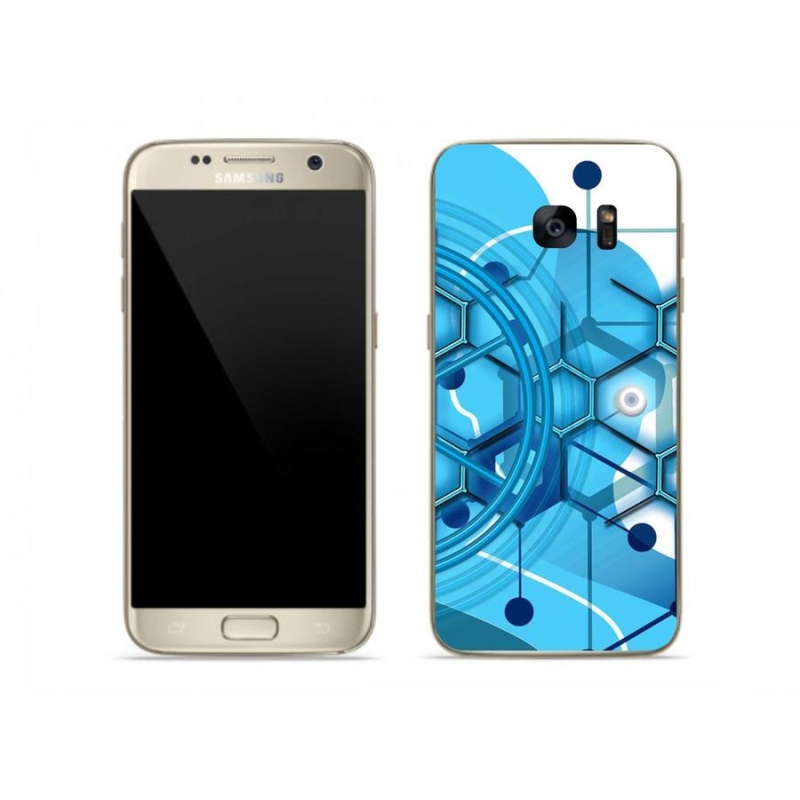 Gelové pouzdro mmCase na mobil Samsung Galaxy S7 - abstraktní vzor 2