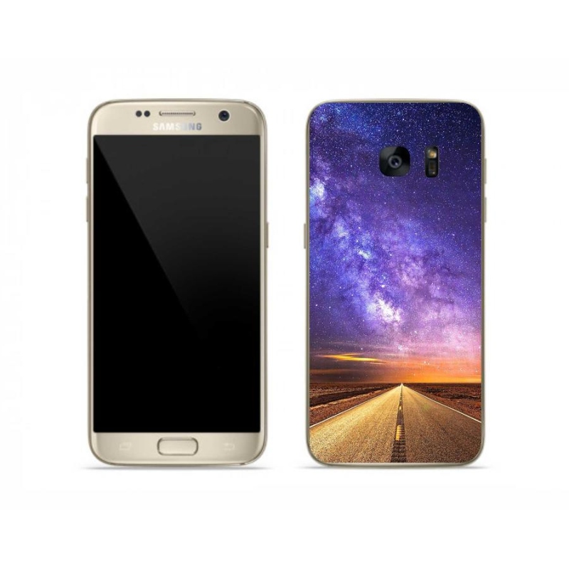 Gelové pouzdro mmCase na mobil Samsung Galaxy S7 - americká silnice