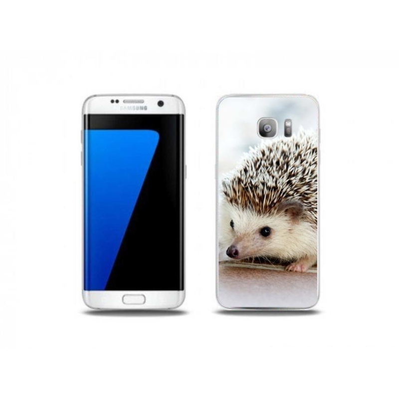 Gelové pouzdro mmCase na mobil Samsung Galaxy S7 Edge - ježek