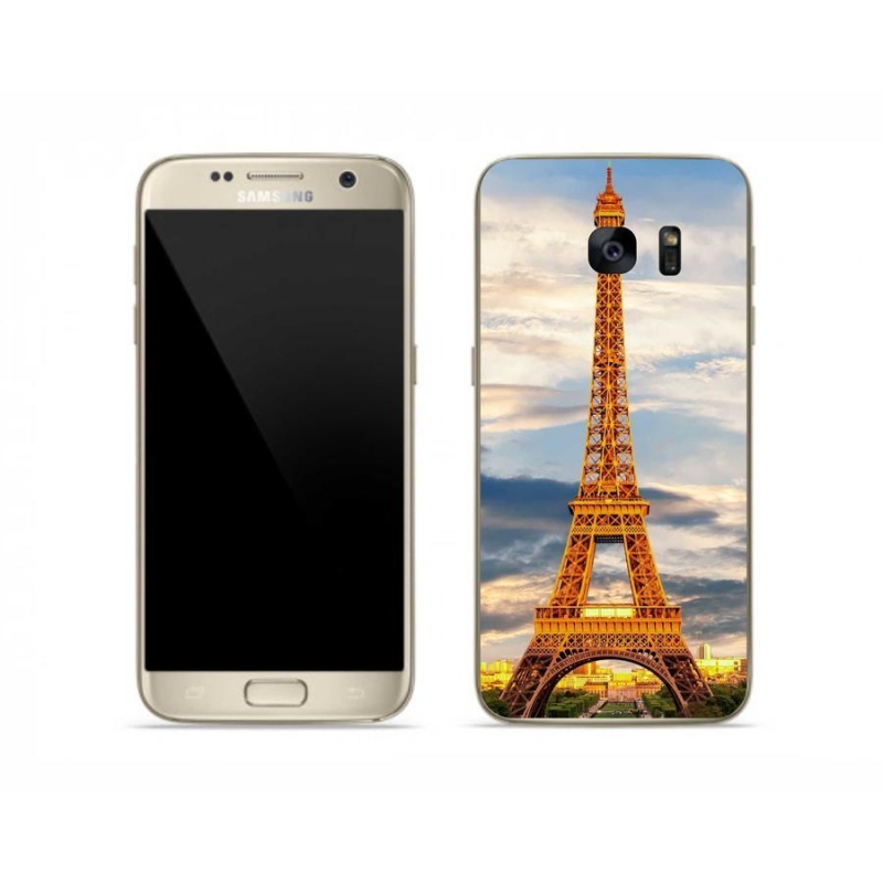 Gelové pouzdro mmCase na mobil Samsung Galaxy S7 - eiffelova věž 3