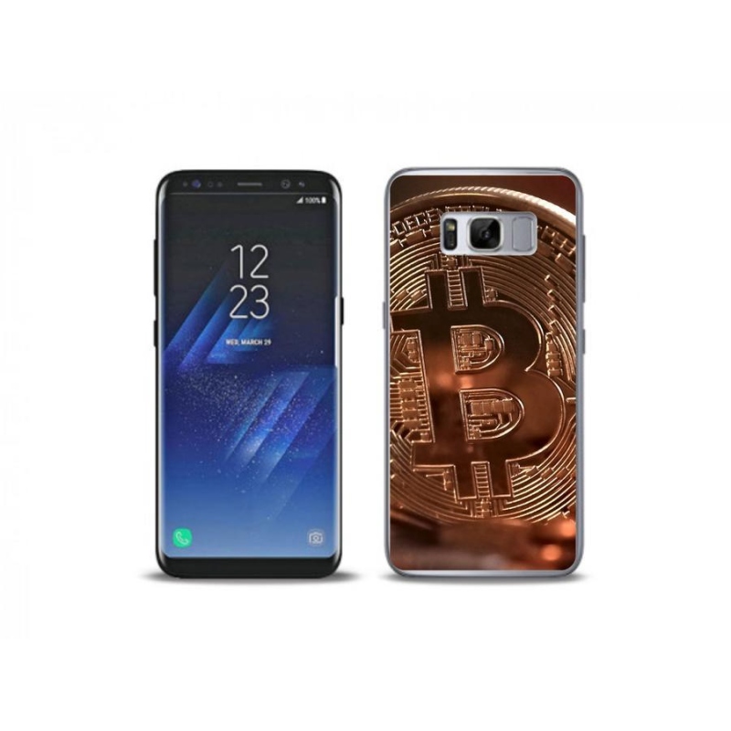 Gelové pouzdro mmCase na mobil Samsung Galaxy S8 Plus - bitcoin