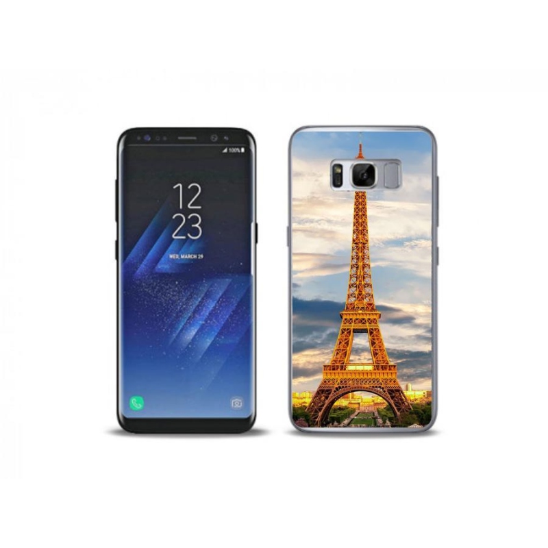 Gelové pouzdro mmCase na mobil Samsung Galaxy S8 Plus - eiffelova věž 3
