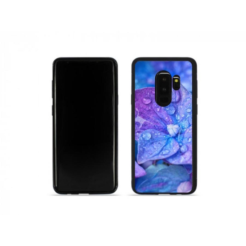Gelové pouzdro mmCase na mobil Samsung Galaxy S9 Plus - fialový květ