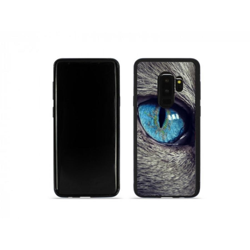 Gelové pouzdro mmCase na mobil Samsung Galaxy S9 Plus - modré kočičí oko
