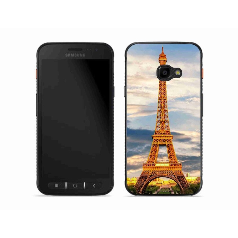 Gelové pouzdro mmCase na mobil Samsung Galaxy Xcover 4S - eiffelova věž 3