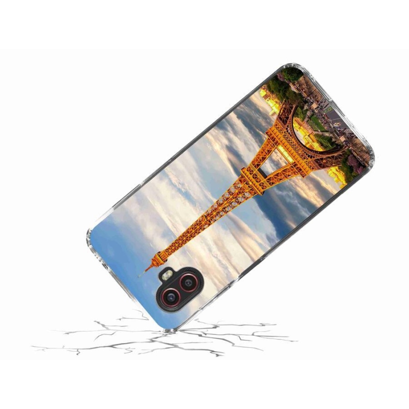 Gelové pouzdro mmCase na mobil Samsung Galaxy Xcover 6 Pro - eiffelova věž 3