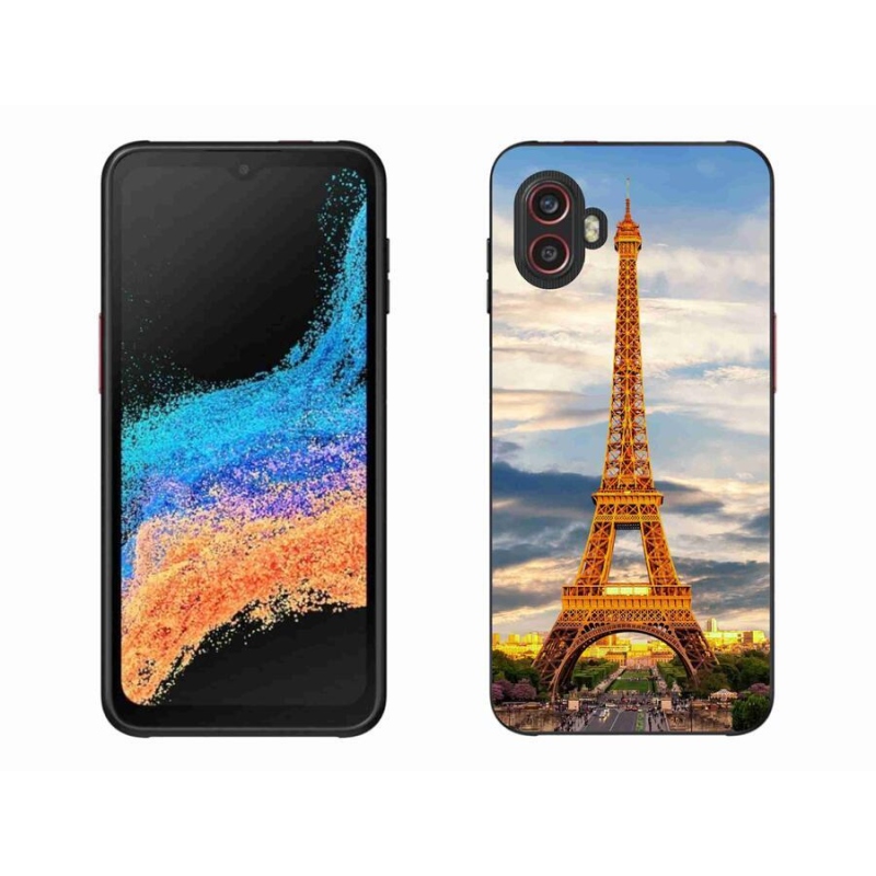 Gelové pouzdro mmCase na mobil Samsung Galaxy Xcover 6 Pro - eiffelova věž 3