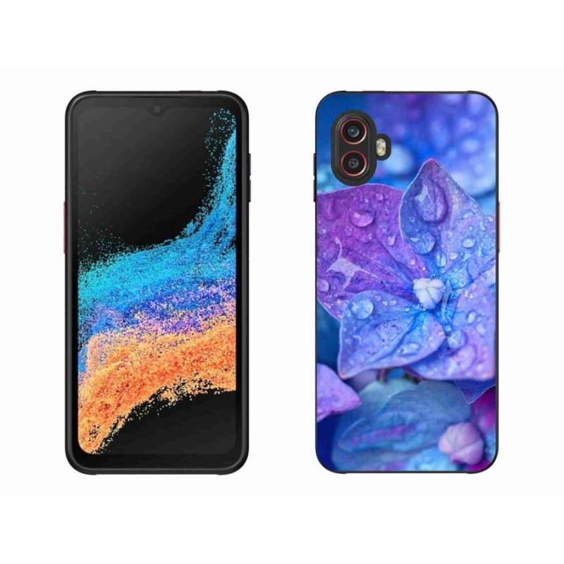 Gelové pouzdro mmCase na mobil Samsung Galaxy Xcover 6 Pro - fialový květ