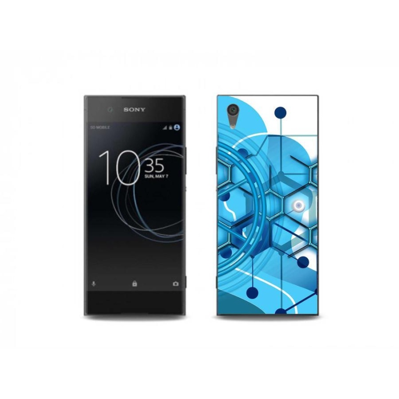 Gelové pouzdro mmCase na mobil Sony Xperia XA1 Plus - abstraktní vzor 2