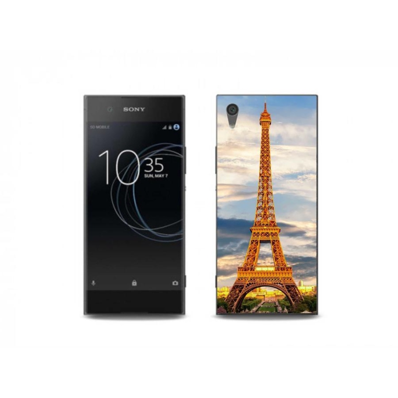 Gelové pouzdro mmCase na mobil Sony Xperia XA1 Plus - eiffelova věž 3