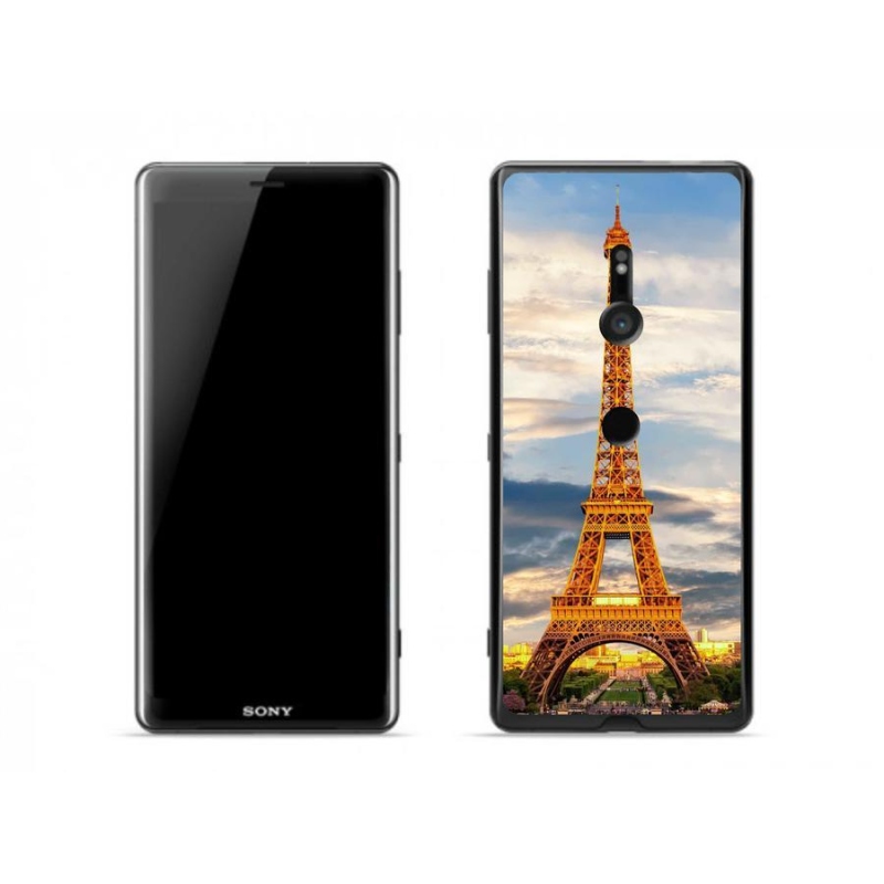 Gelové pouzdro mmCase na mobil Sony Xperia XZ3 - eiffelova věž 3