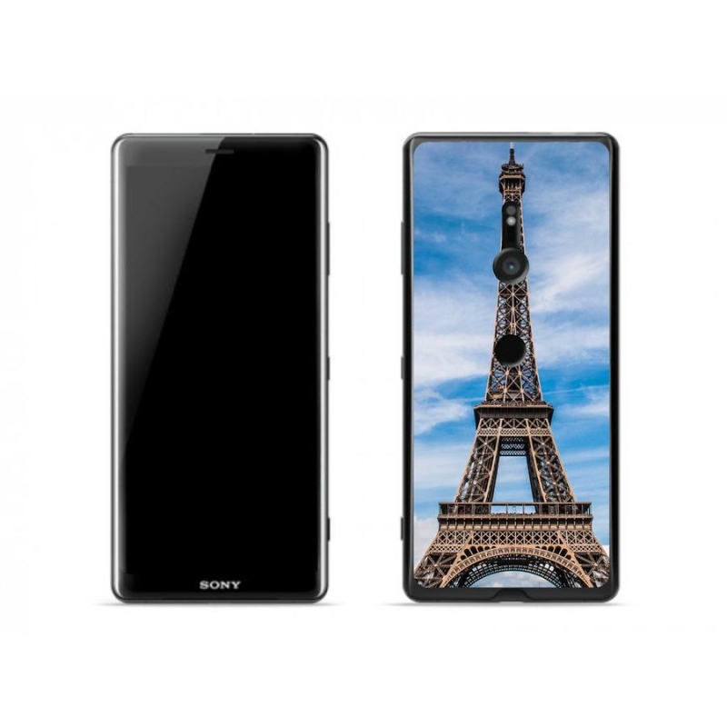 Gelové pouzdro mmCase na mobil Sony Xperia XZ3 - eiffelova věž 4