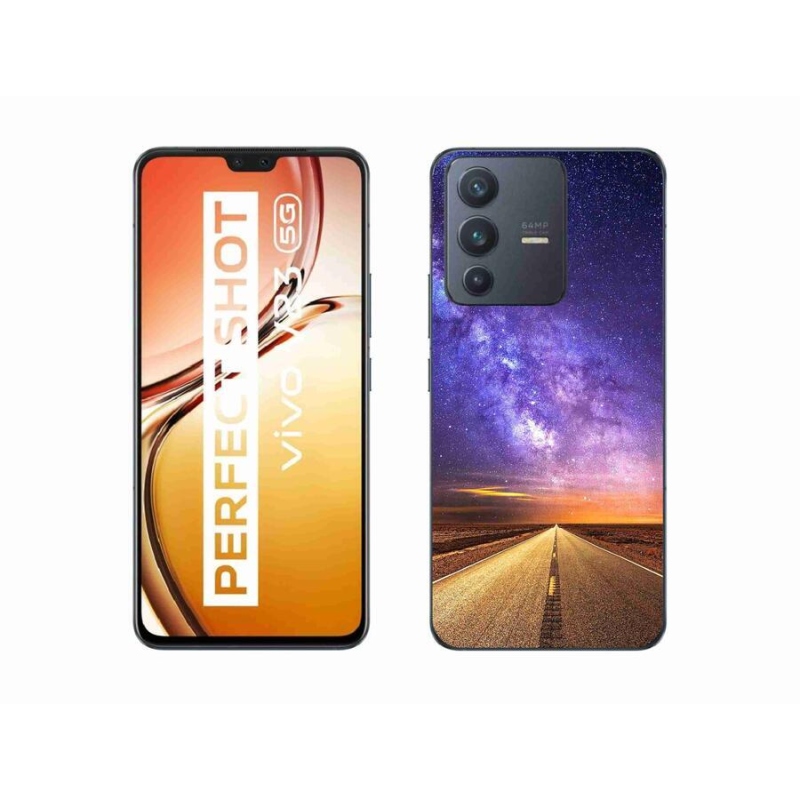 Gelové pouzdro mmCase na mobil Vivo V23 5G - americká silnice