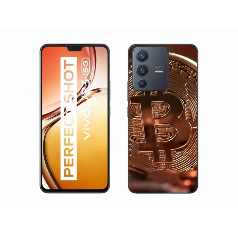 Gelové pouzdro mmCase na mobil Vivo V23 5G - bitcoin