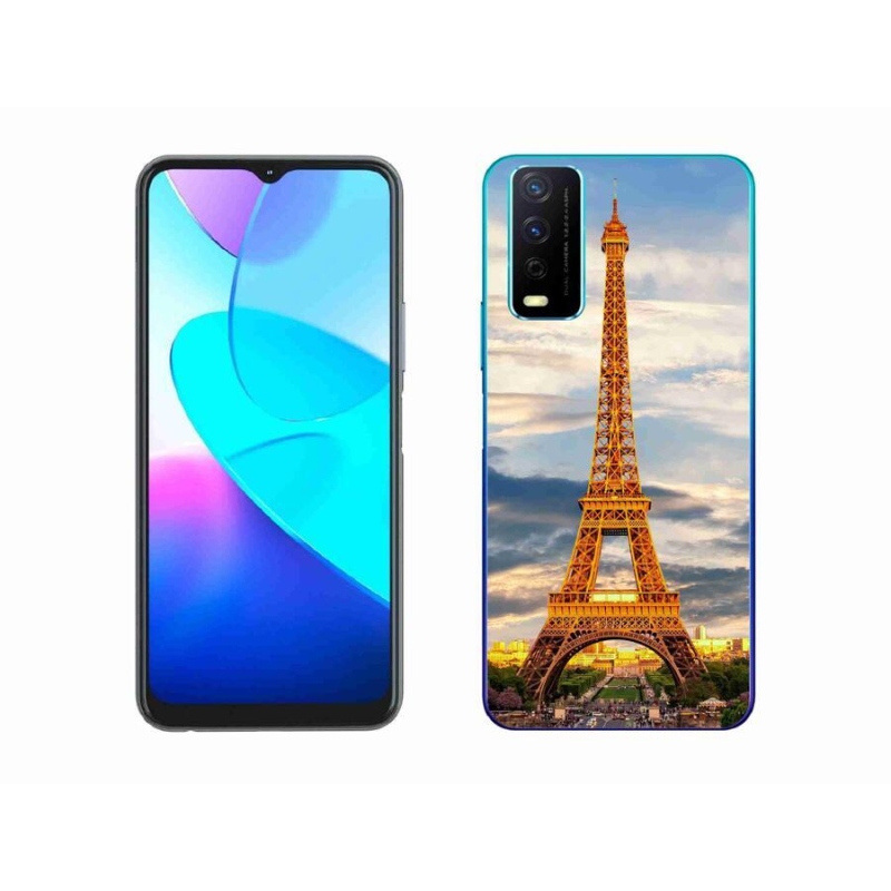 Gelové pouzdro mmCase na mobil Vivo Y11s/Y20s - eiffelova věž 3