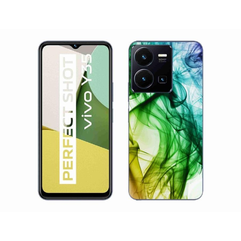 Gelové pouzdro mmCase na mobil Vivo Y35 - abstraktní vzor 3