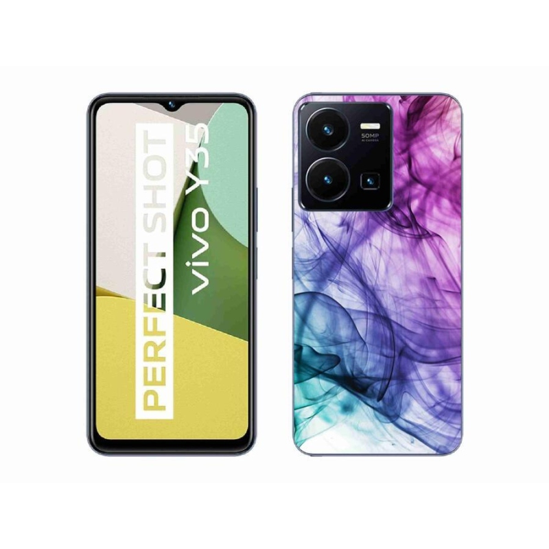 Gelové pouzdro mmCase na mobil Vivo Y35 - abstraktní vzor