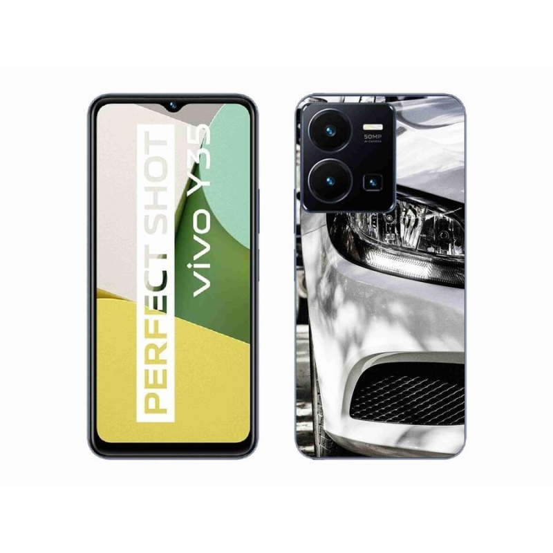 Gelové pouzdro mmCase na mobil Vivo Y35 - auto