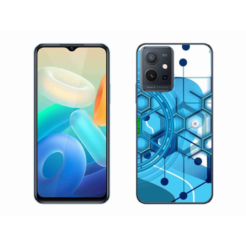 Gelové pouzdro mmCase na mobil Vivo Y55 5G - abstraktní vzor 2