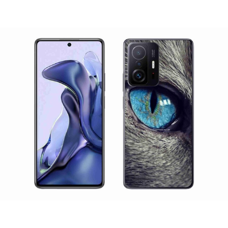 Gelové pouzdro mmCase na mobil Xiaomi 11T - modré kočičí oko