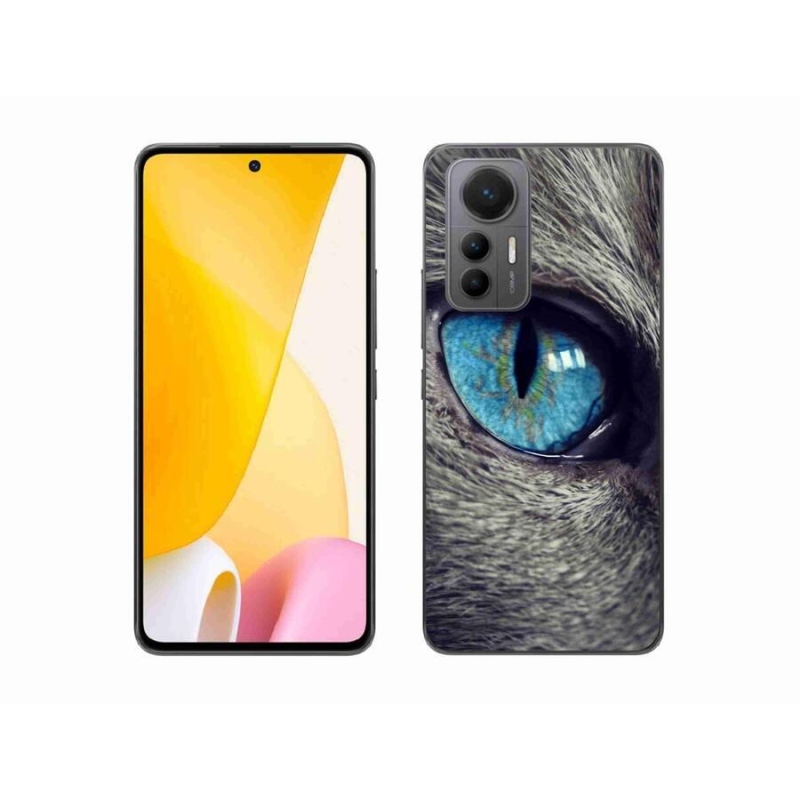 Gelové pouzdro mmCase na mobil Xiaomi 12 Lite - modré kočičí oko