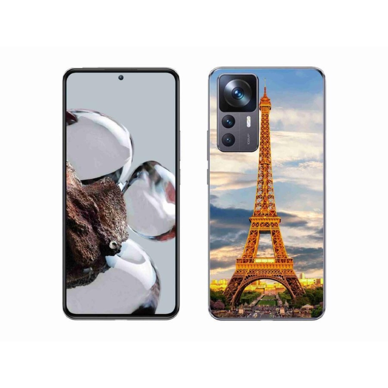 Gelové pouzdro mmCase na mobil Xiaomi 12T - eiffelova věž 3