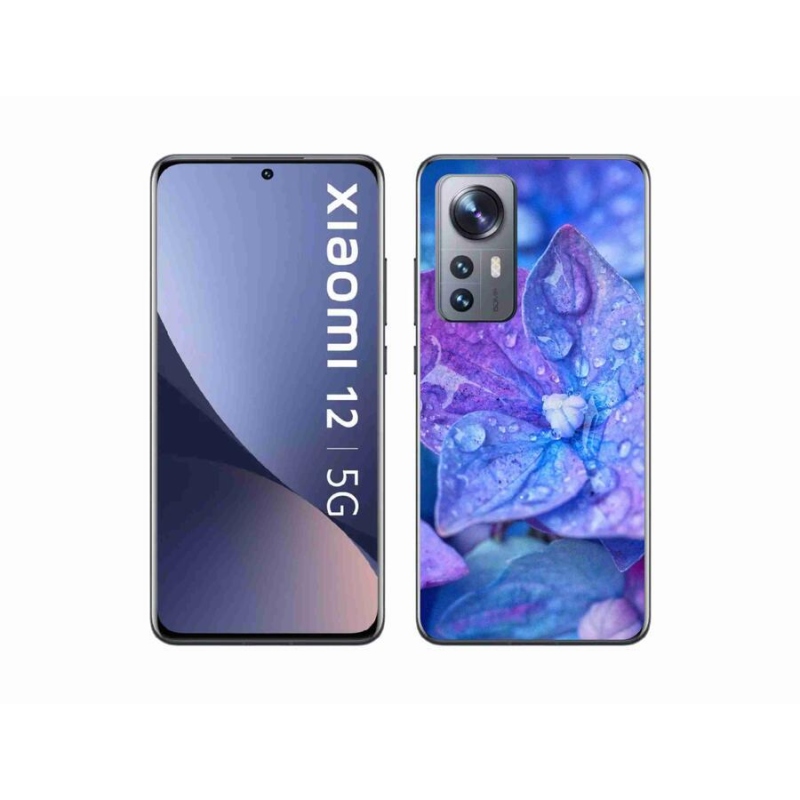 Gelové pouzdro mmCase na mobil Xiaomi 12X - fialový květ
