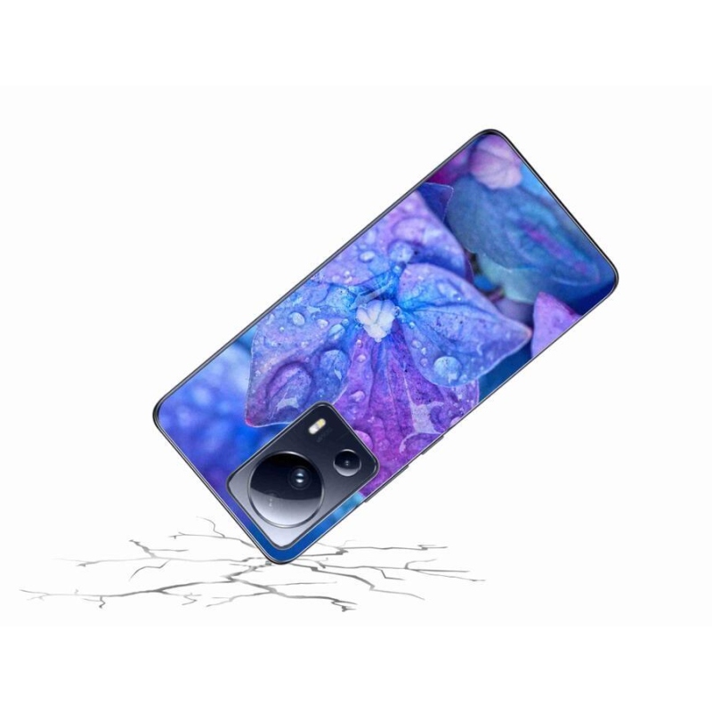Gelové pouzdro mmCase na mobil Xiaomi 13 Lite - fialový květ