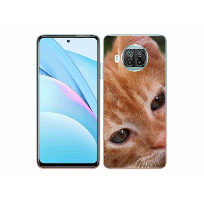Gelové pouzdro mmCase na mobil Xiaomi Mi 10T Lite 5G - zrzavé kotě