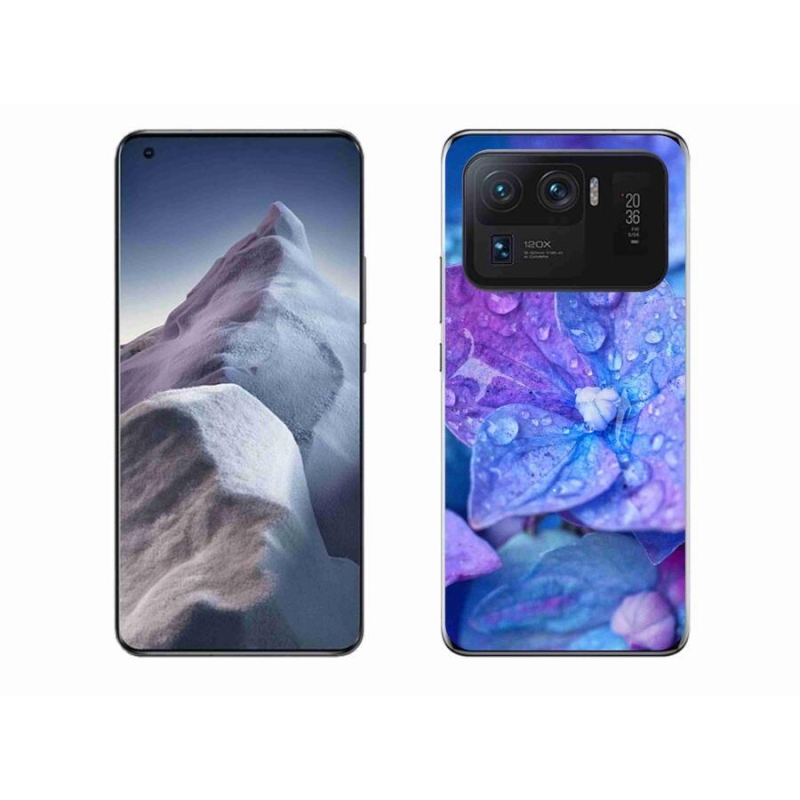 Gelové pouzdro mmCase na mobil Xiaomi Mi 11 Ultra - fialový květ