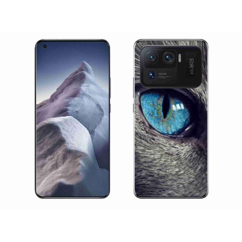 Gelové pouzdro mmCase na mobil Xiaomi Mi 11 Ultra - modré kočičí oko