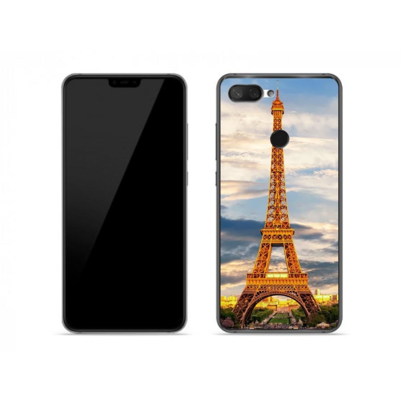 Gelové pouzdro mmCase na mobil Xiaomi Mi 8 Lite - eiffelova věž 3