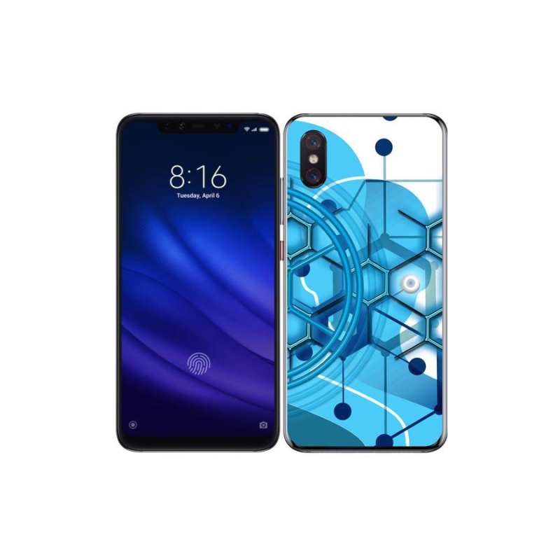 Gelové pouzdro mmCase na mobil Xiaomi Mi 8 Pro - abstraktní vzor 2