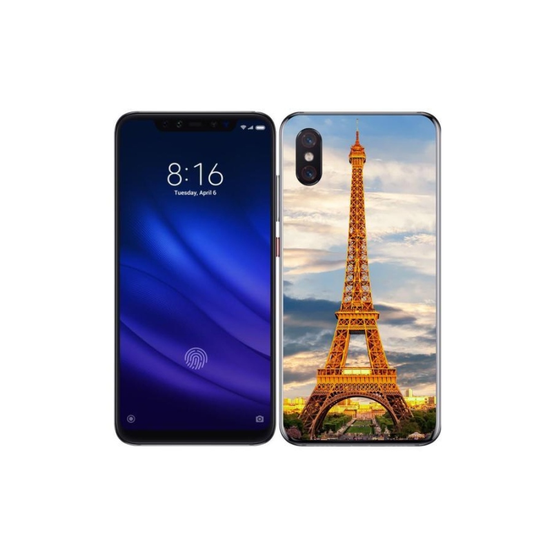 Gelové pouzdro mmCase na mobil Xiaomi Mi 8 Pro - eiffelova věž 3