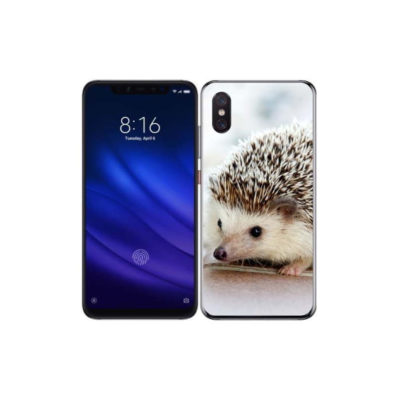 Gelové pouzdro mmCase na mobil Xiaomi Mi 8 Pro - ježek