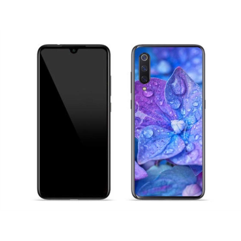 Gelové pouzdro mmCase na mobil Xiaomi Mi 9 - fialový květ