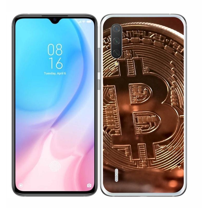 Gelové pouzdro mmCase na mobil Xiaomi Mi 9 Lite - bitcoin