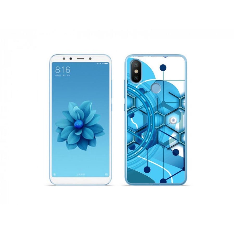 Gelové pouzdro mmCase na mobil Xiaomi Mi A2 - abstraktní vzor 2