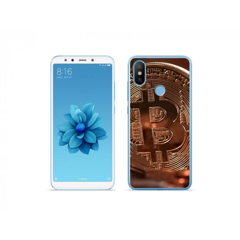 Gelové pouzdro mmCase na mobil Xiaomi Mi A2 - bitcoin