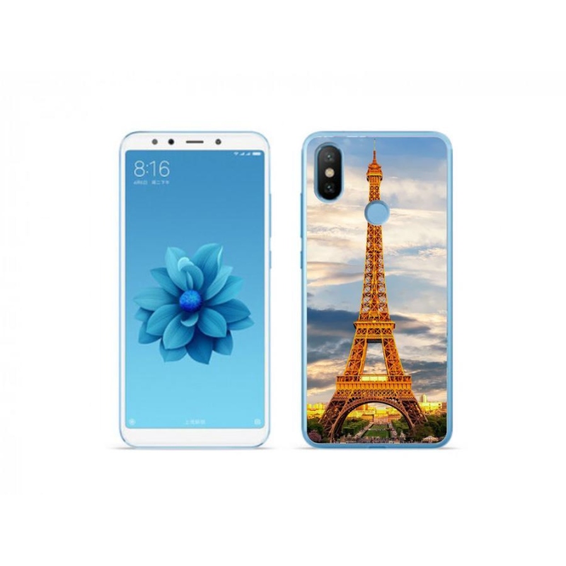 Gelové pouzdro mmCase na mobil Xiaomi Mi A2 - eiffelova věž 3
