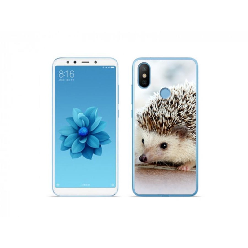 Gelové pouzdro mmCase na mobil Xiaomi Mi A2 - ježek