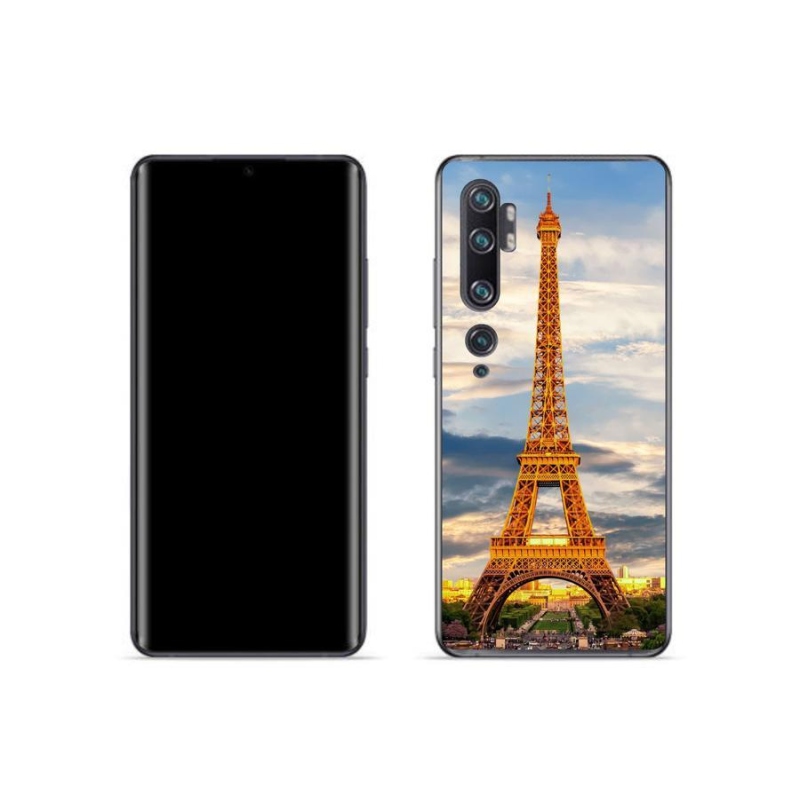 Gelové pouzdro mmCase na mobil Xiaomi Mi Note 10 - eiffelova věž 3