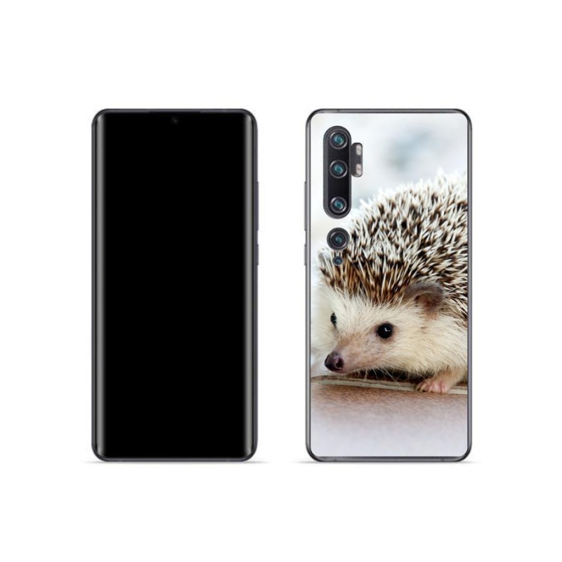 Gelové pouzdro mmCase na mobil Xiaomi Mi Note 10 - ježek
