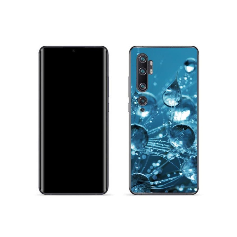 Gelové pouzdro mmCase na mobil Xiaomi Mi Note 10 - kapky vody