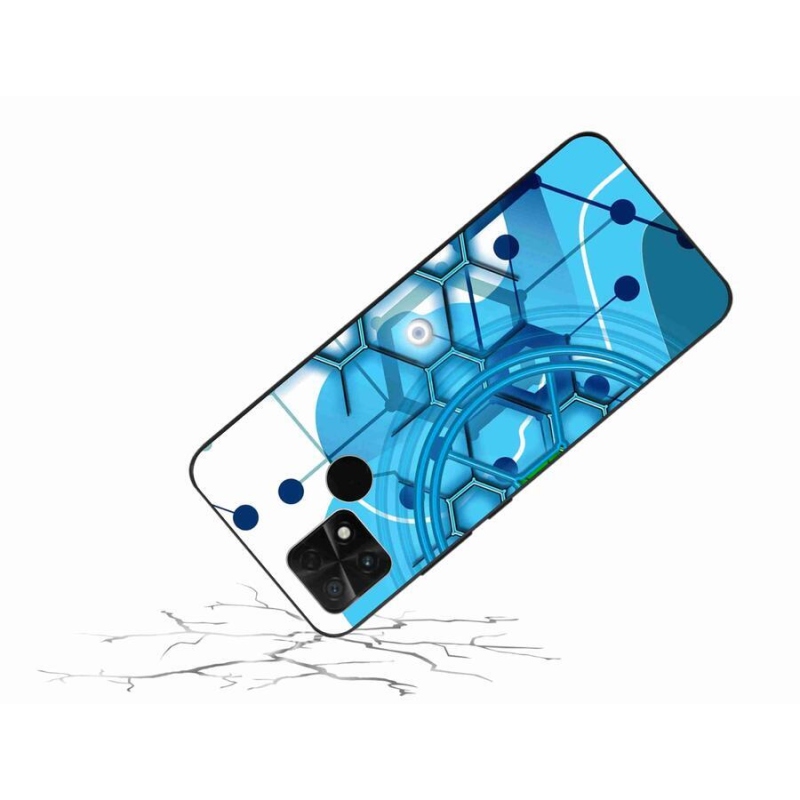 Gelové pouzdro mmCase na mobil Xiaomi Poco C40 - abstraktní vzor 2