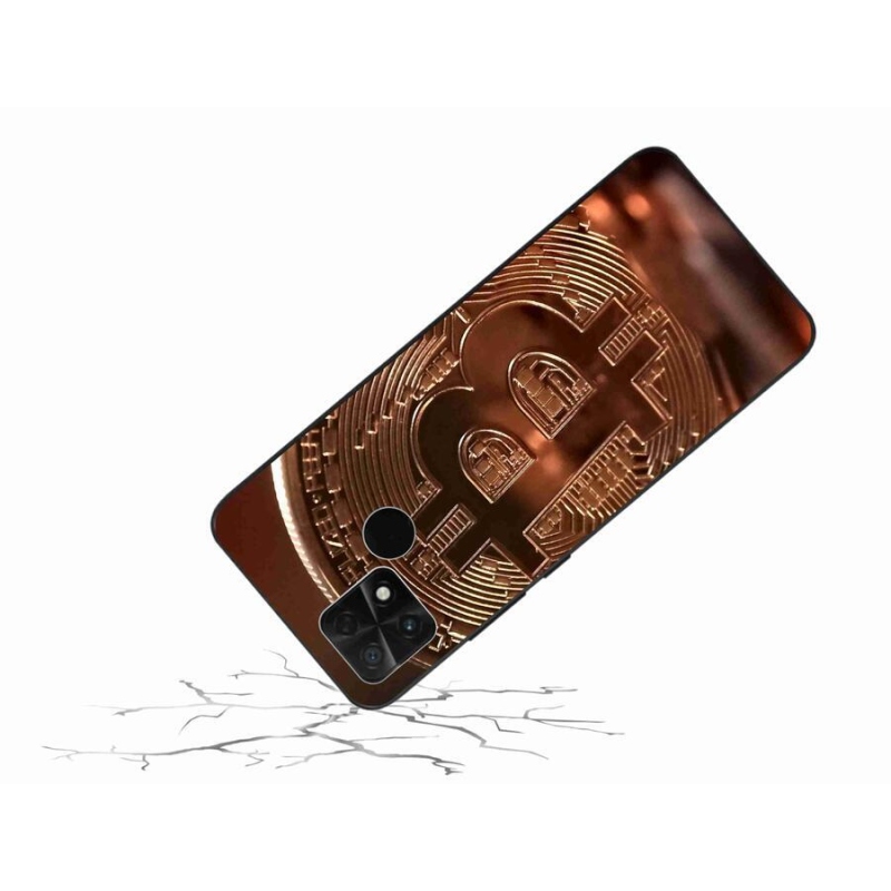 Gelové pouzdro mmCase na mobil Xiaomi Poco C40 - bitcoin