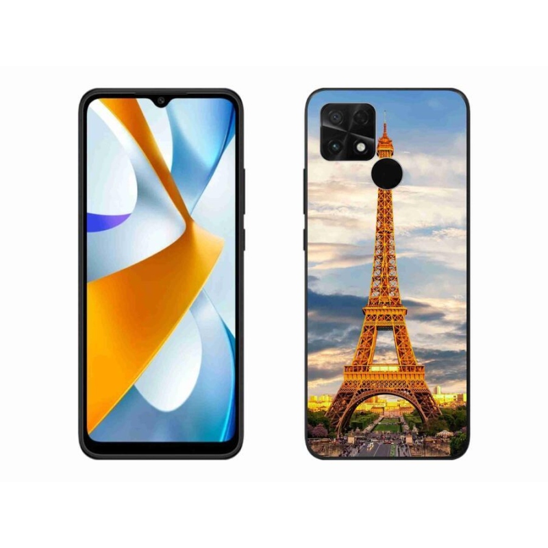 Gelové pouzdro mmCase na mobil Xiaomi Poco C40 - eiffelova věž 3