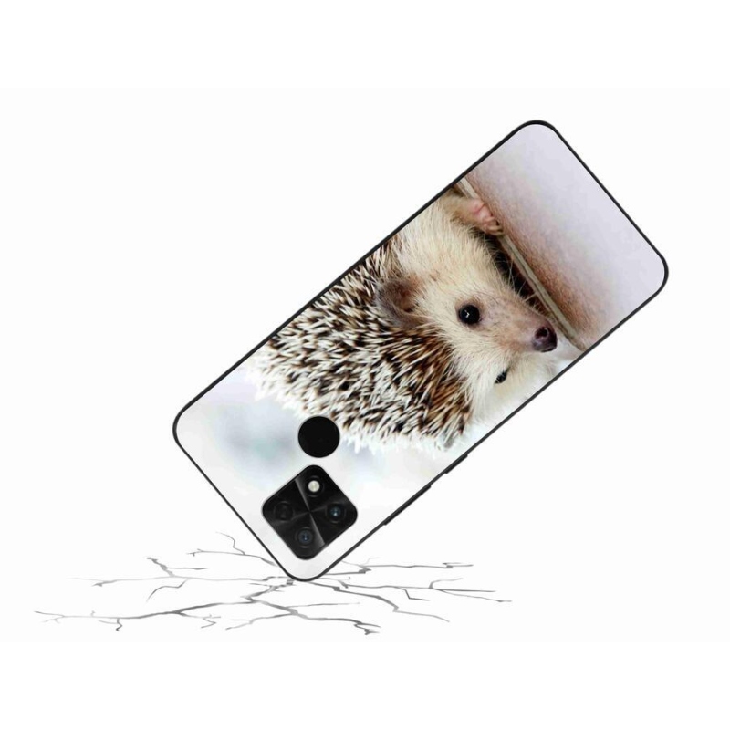 Gelové pouzdro mmCase na mobil Xiaomi Poco C40 - ježek